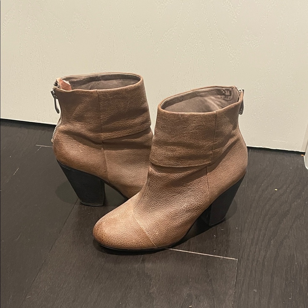 Vince Camuto Brown Ankle Booties
